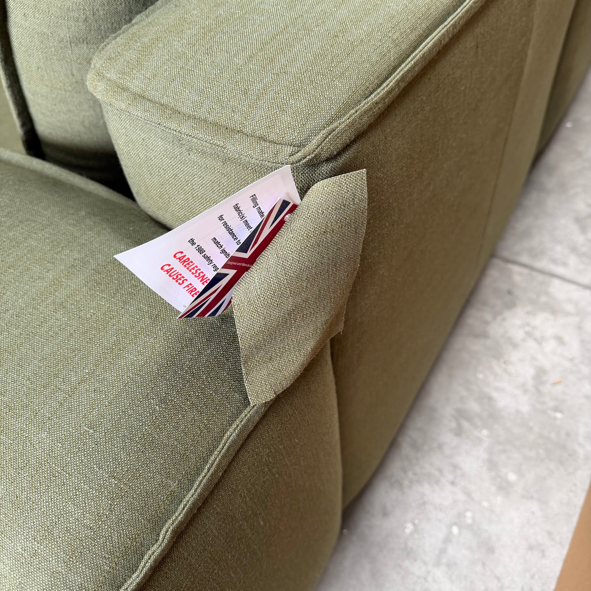 John Lewis Border Large 3 Seater Sofa, Dark Leg