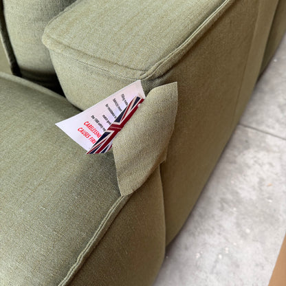 John Lewis Border Large 3 Seater Sofa, Dark Leg
