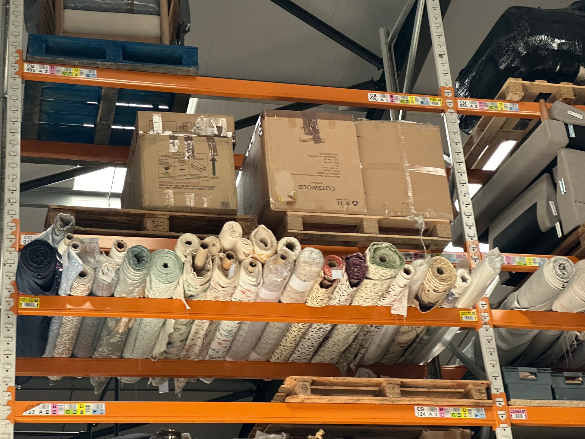 John Lewis Fabric Job Lot – Mixed Large Rolls