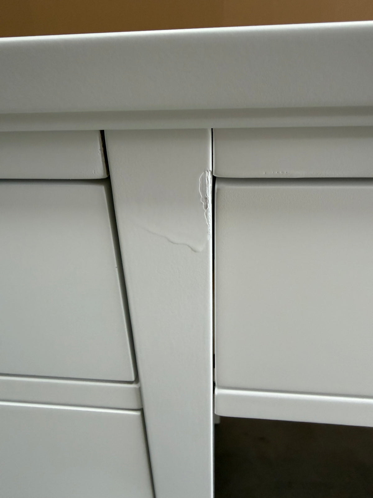 John Lewis Wilton Dressing Table White Storage