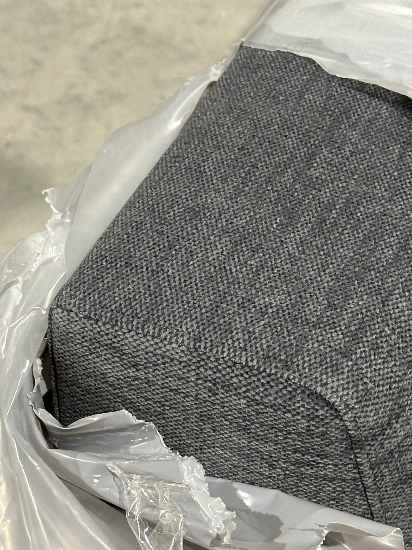 John Lewis Tokyo Grand 4 Seater Sofa Modular Chenille Charcoal Easy Clean Chunky