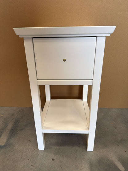 John Lewis Wilton Bedside Table Whit