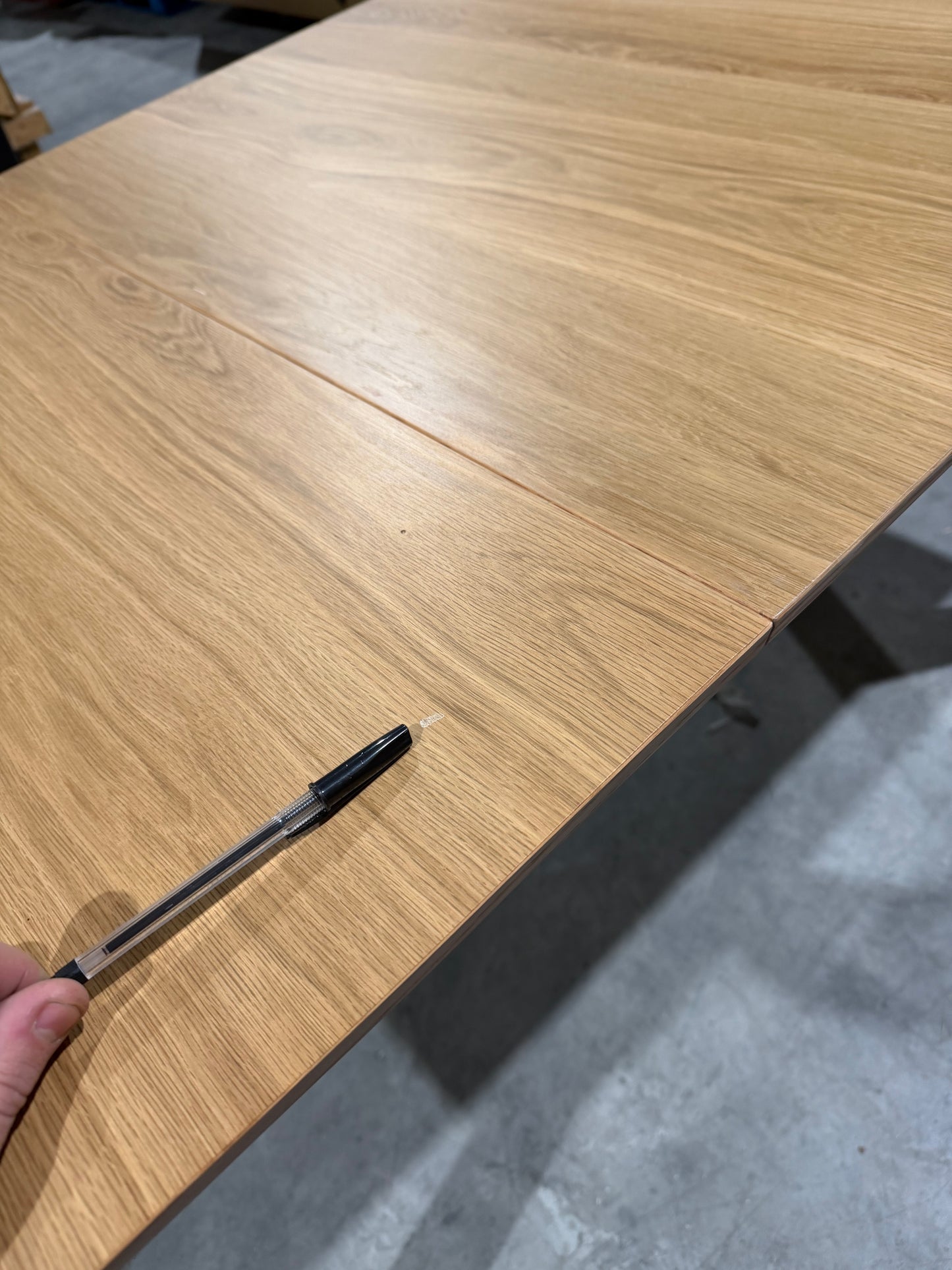 John Lewis Wilton 4-6 Seater Extending Dining Table, Linen Kitchen