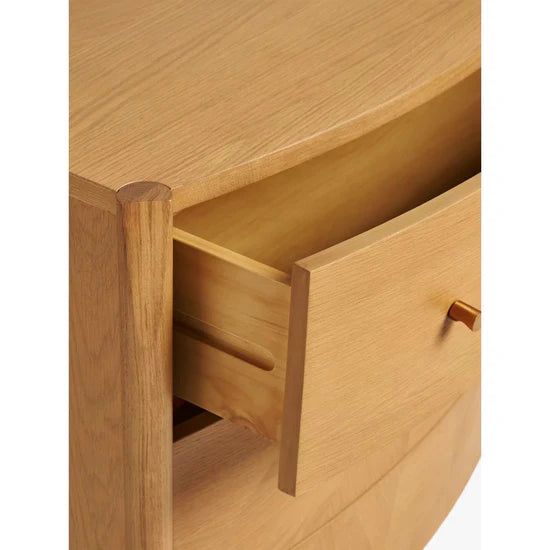 John Lewis Rise 3 Drawer Chest Natural