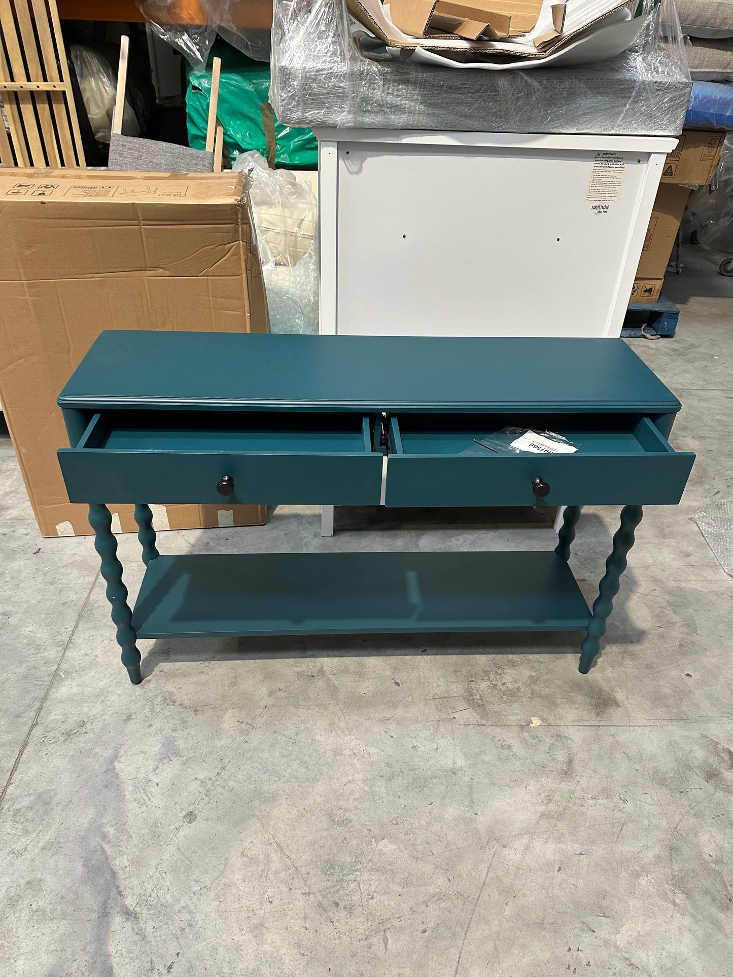 John Lewis Bobbin Desk PEACOCK