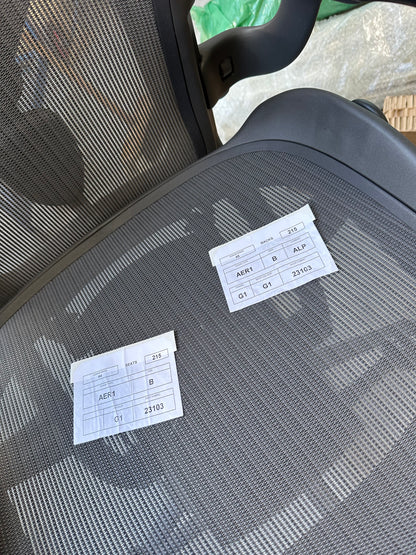 Herman Miller Aeron Office Chair, Graphite Size B