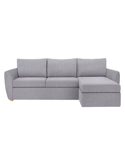 John Lewis Sofa Bed with Storage Sansa Splayed Arm in Tweed