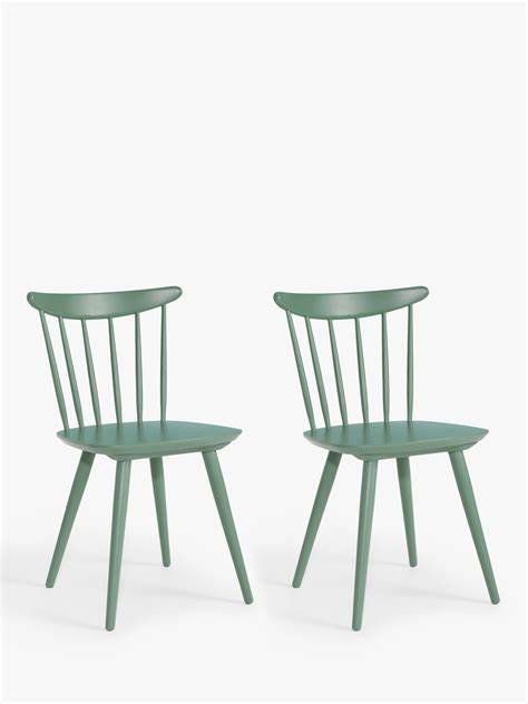 John Lewis Spindle Dining Chair, Set of 2, FSC-Certified (Beech Wood)