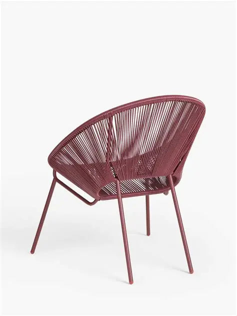 John Lewis Salsa Garden Lounge Chair, Set of 2, Burnt Umber