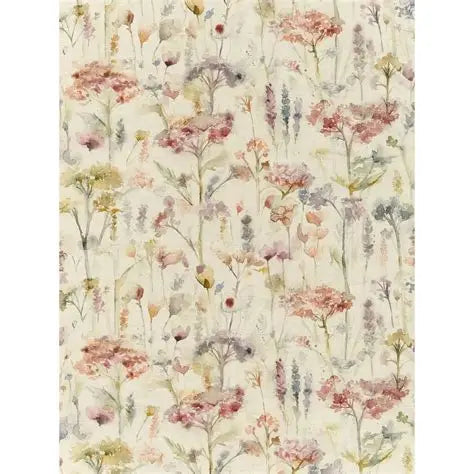 Voyage Hinton poppy linen  Furnishing Fabric,  29m RRP £44M