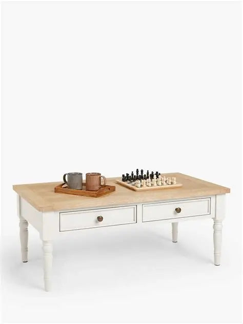John Lewis Foxmoor Storage Coffee Table, FSC-Certified, Oak & Cream