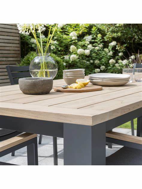 KETTLER Elba Garden Dining Table, FSC-Certified (Teak Wood), 220cm