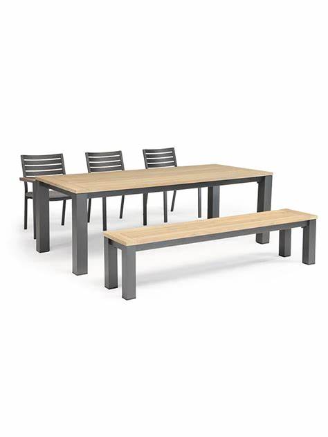 KETTLER Elba Garden Dining Table, FSC-Certified (Teak Wood), 220cm