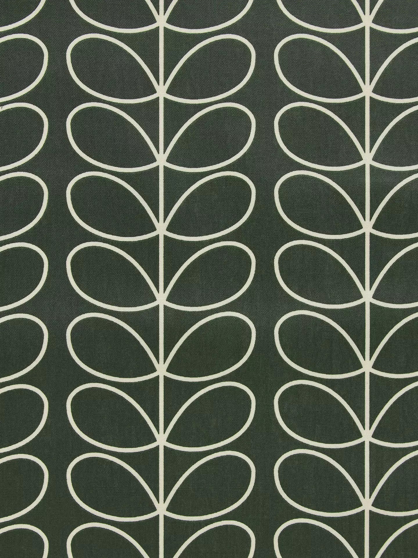 John Lewis Orla Kiely Linear Stem PVC Tablecloth Fabric, Evergreen £18pm 1m