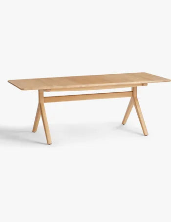 John Lewis Poise 6-10 Seater John Lewis Poise 6-10 Seater Extending Dining Table, Oak