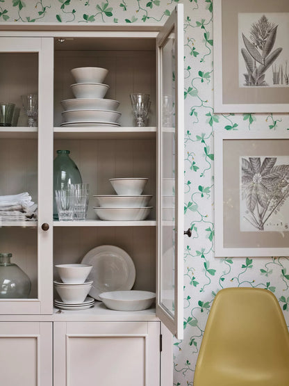 John Lewis Foxmoor Display Cabinet, FSC-Certified, Oak & Cream