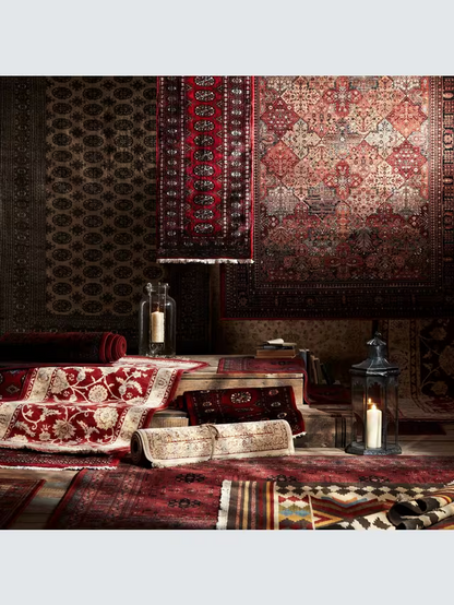 John Lewis Royal Heritage Imperial Baktian Rug, Red, L160 x W80cm