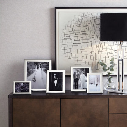 Carrs Berkeley Plain Photo Frame, Sterling Silver, 3.5 x 5" (9 x 13cm)