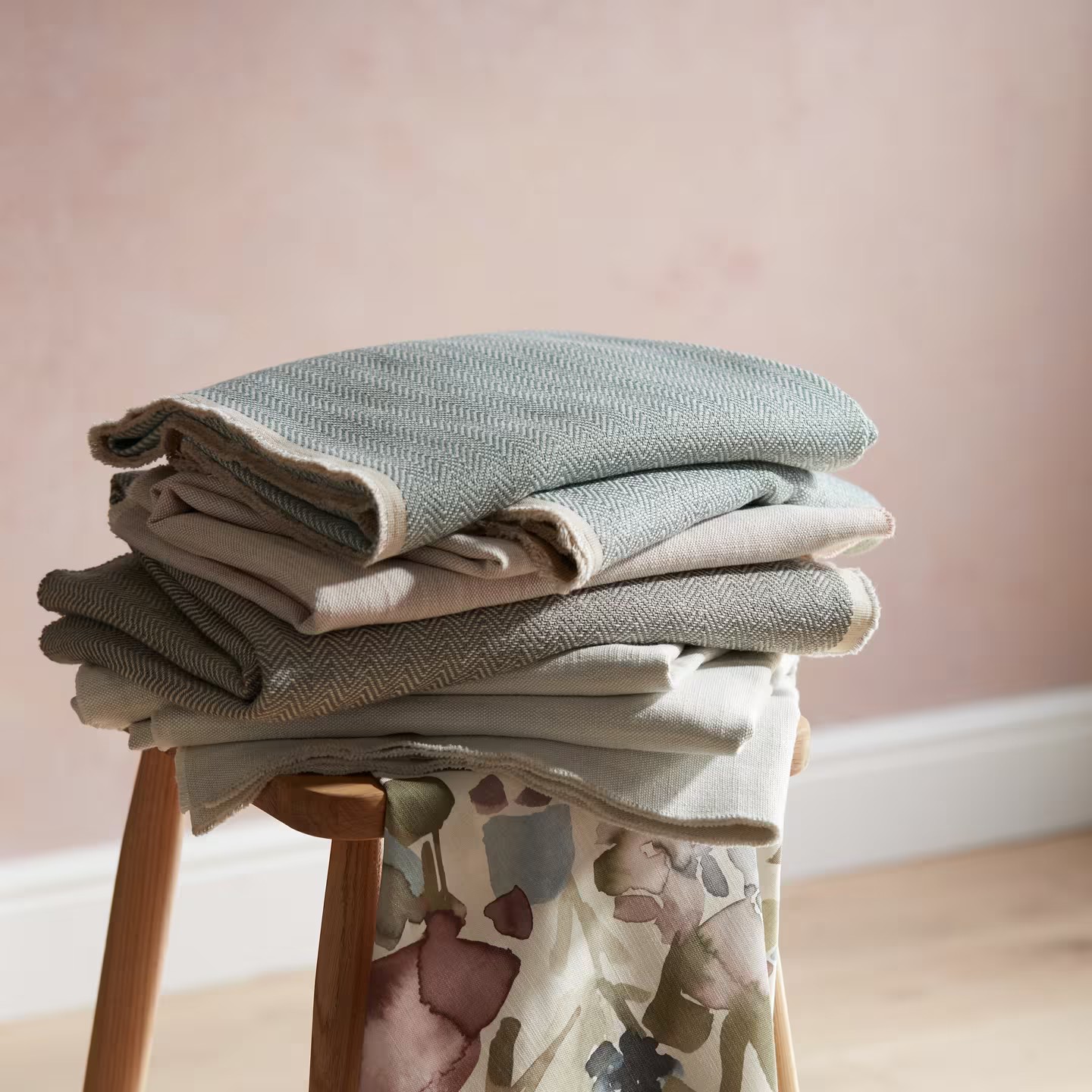 John Lewis Herringbone Furnishing Fabric, Slate