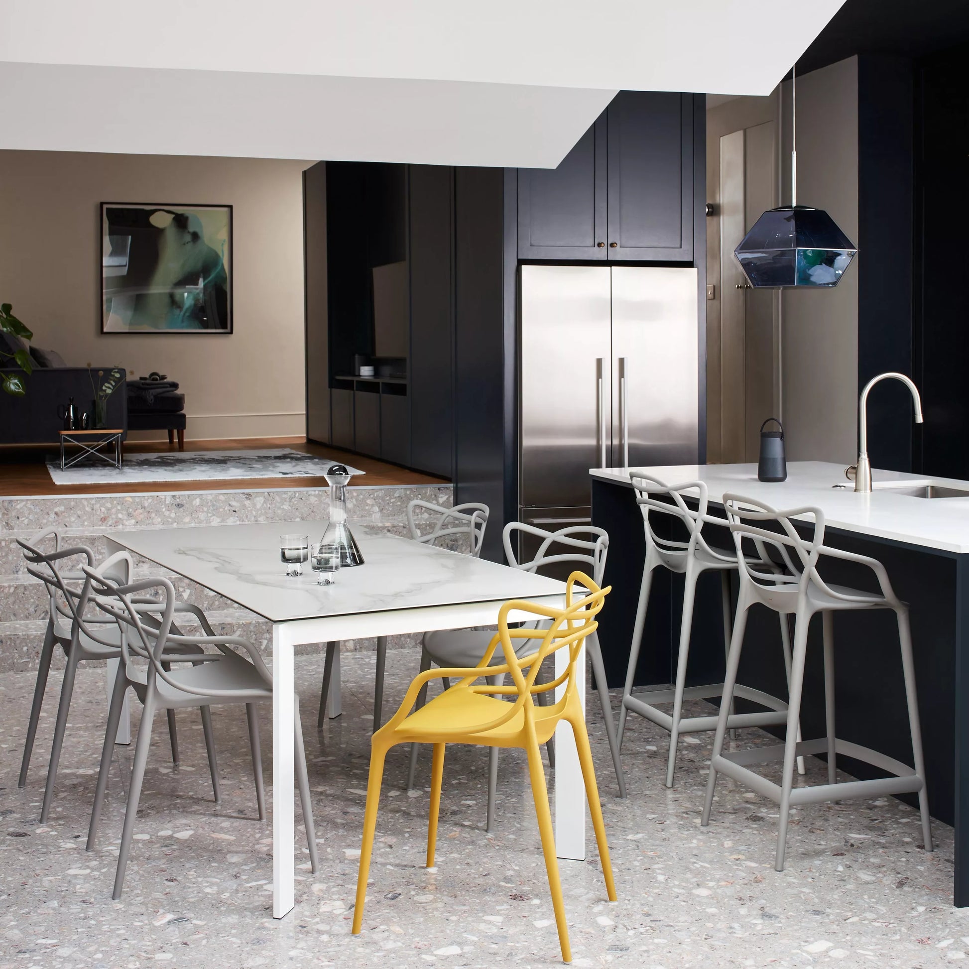 Kartell Philippe Starck for Kartell Masters Chair Grey