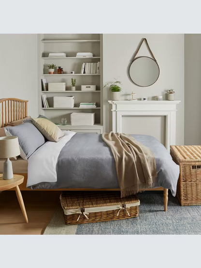 John Lewis Modern Country Woven with Leather Strap, Natural