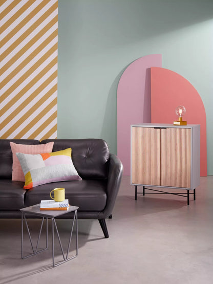 John Lewis Ridge 2 Door Cabinet Grey