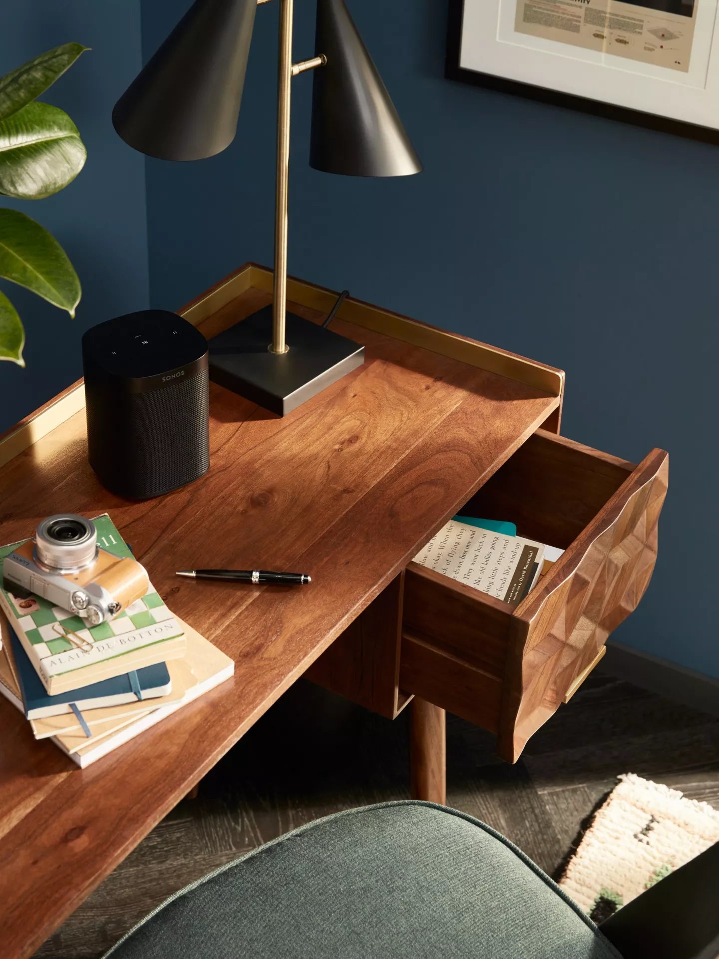Swoon John Lewis + Swoon Franklin Desk, Brown