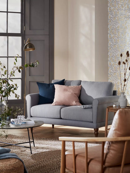 John Lewis Baldwin Floor Lamp, Copper/Pewter