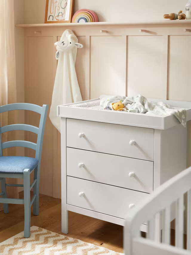 John Lewis Elementary Dresser, White