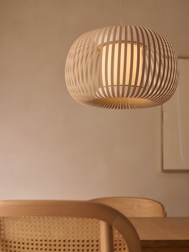 John Lewis Harmony Small Ribbon Ceiling Light, Natural