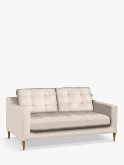 John Lewis Draper II Medium 2 Seater Sofa Brushed Tweed Natural