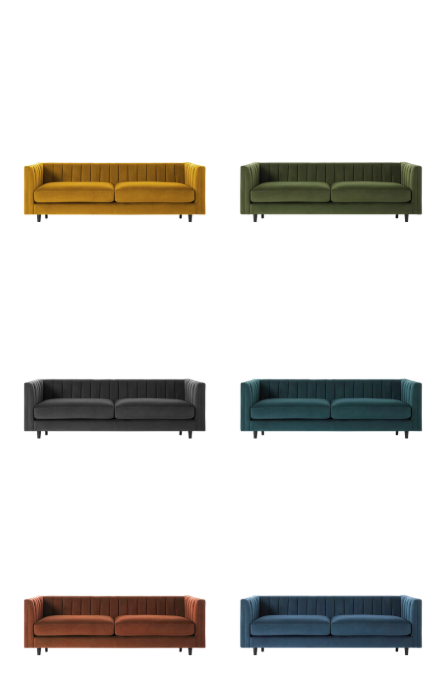 Swyft Model X02 Large 3 Seater Sofa  Available in 6 Colours