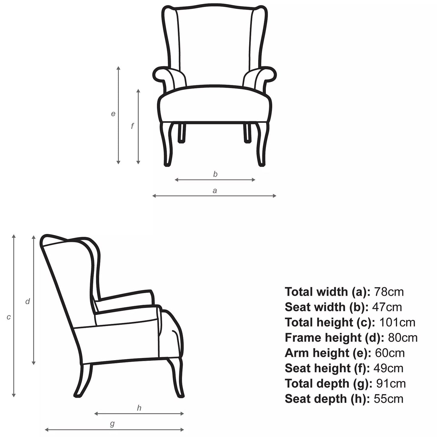 John Lewis Shaftesbury Armchair Brushed Tweed Mole