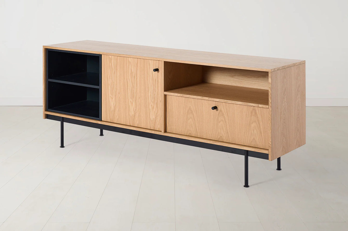 Swyft Natural Oak Sideboard 03 Modern Storage Cabinet