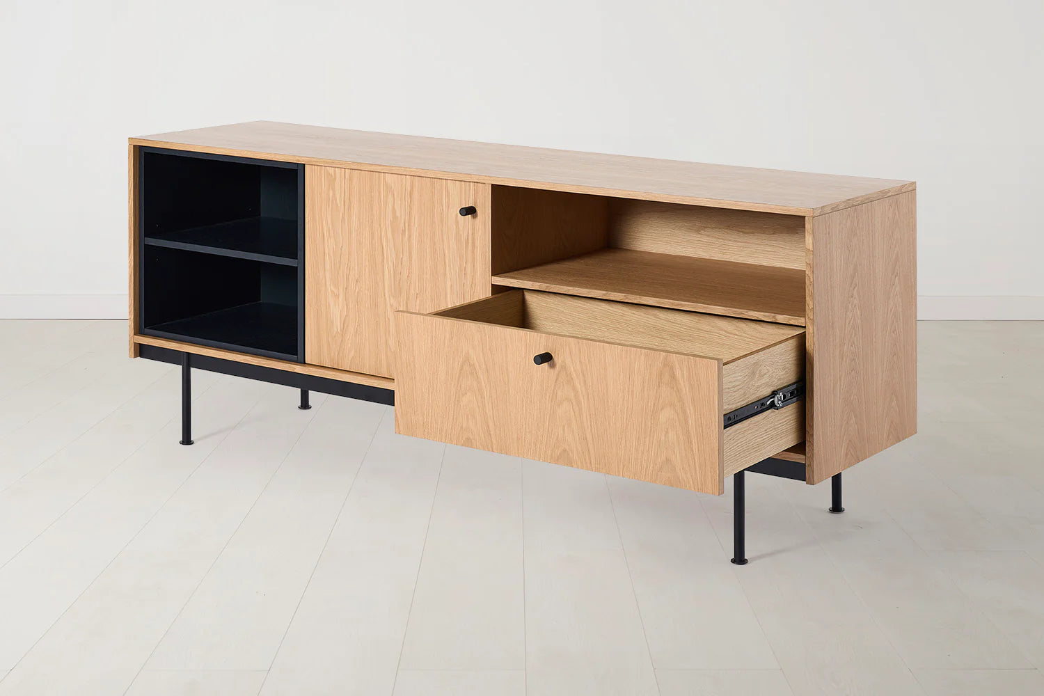 Swyft Natural Oak Sideboard 03 Modern Storage Cabinet
