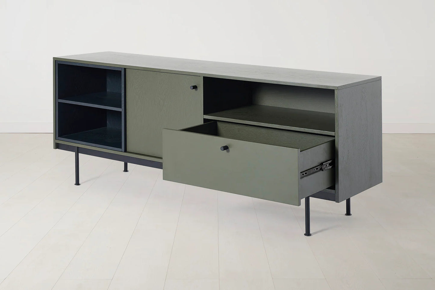 Swyft Olive Green Sideboard 03 Modern Storage Cabinet