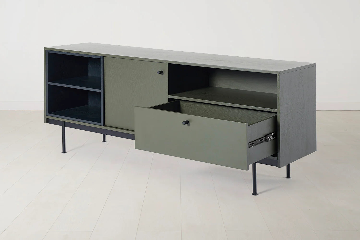 Swyft Olive Green Sideboard 03 Modern Storage Cabinet