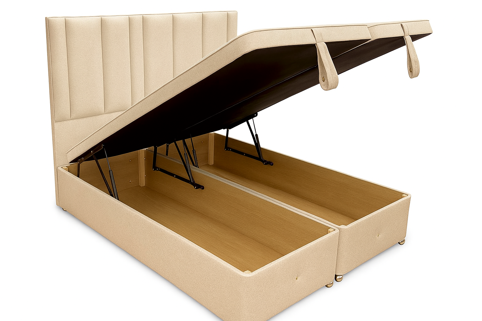 Hypnos Super Storage Ottoman Base Super King Size Topaz 806 Beige