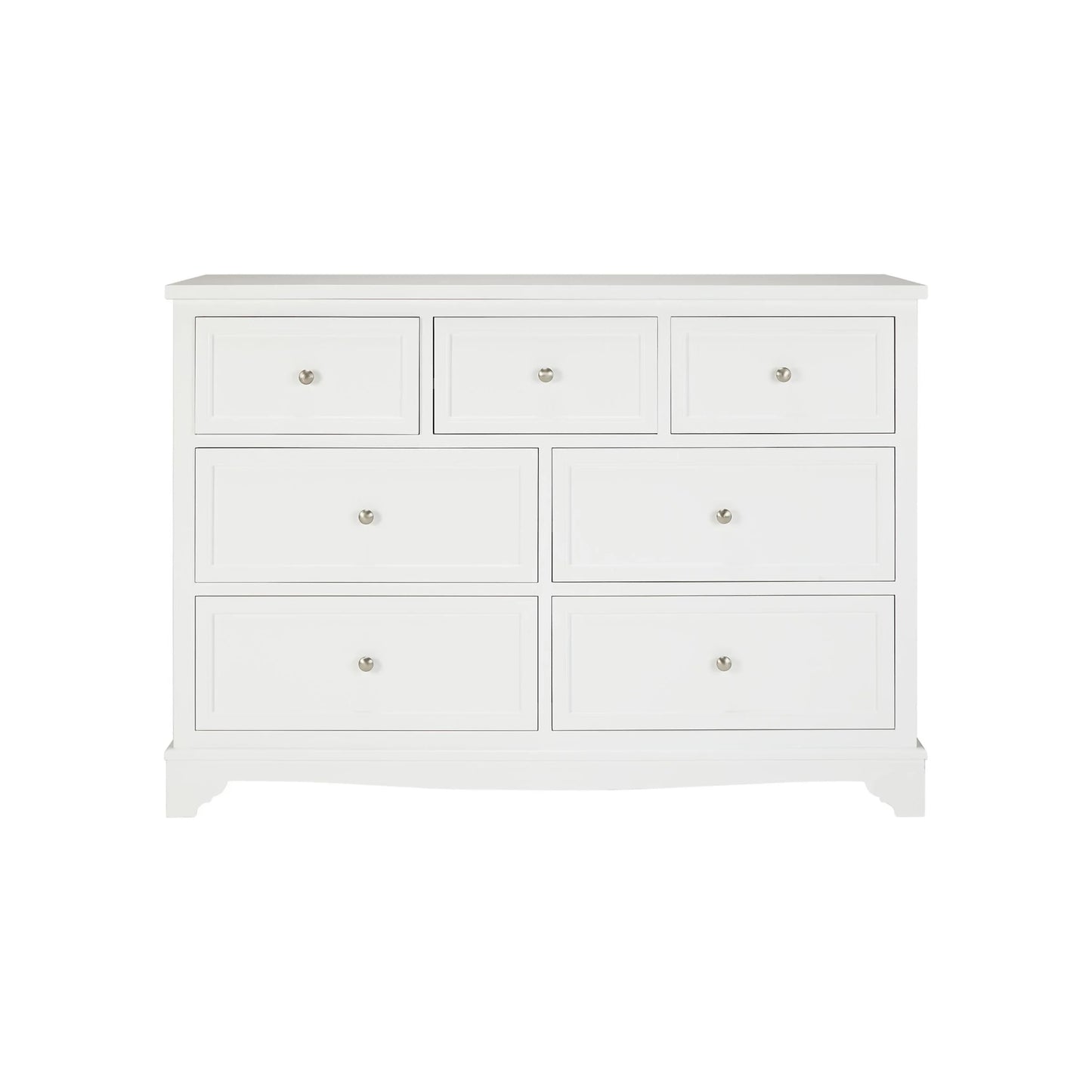John Lewis St Ives 7 Drawer Chest white 3+4