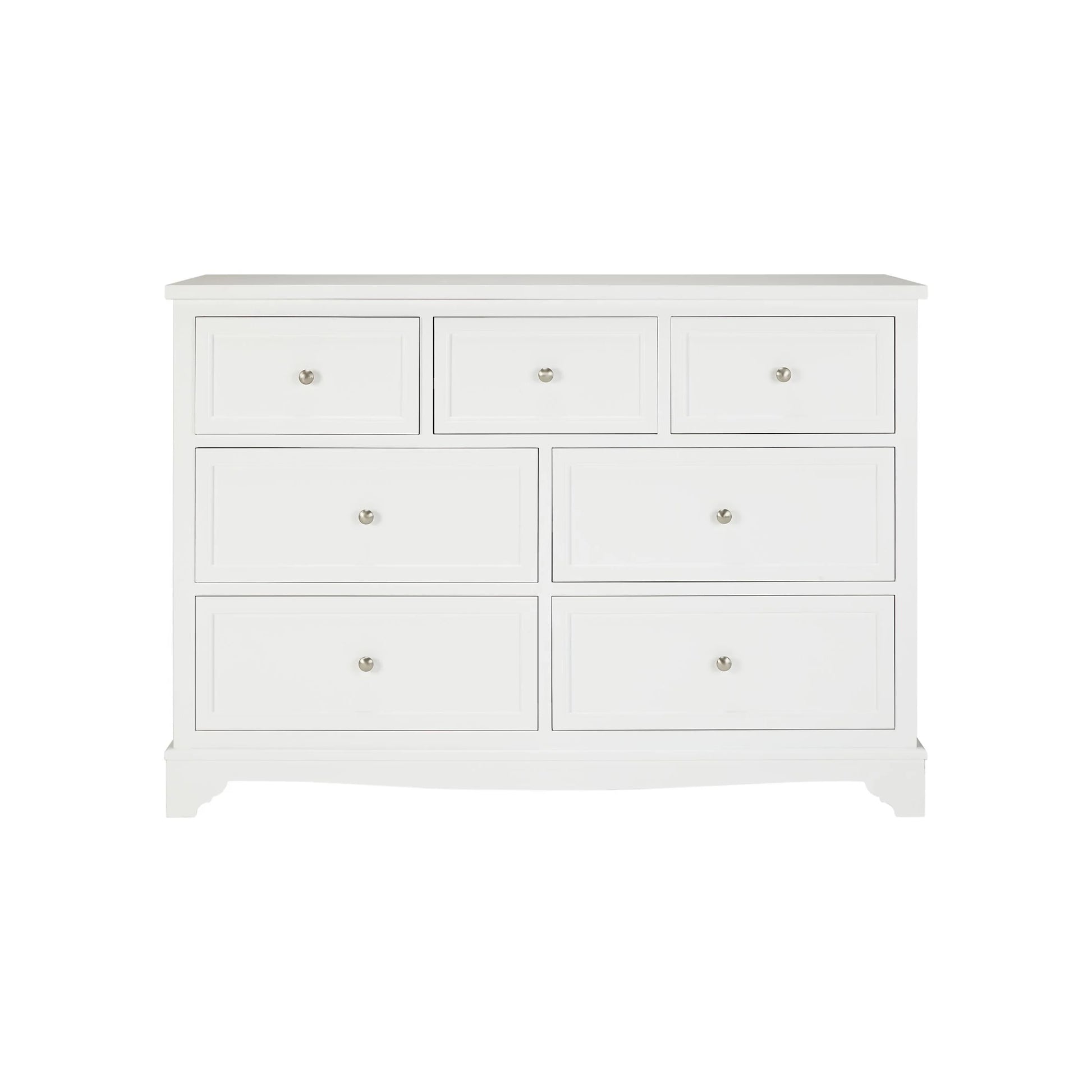 John Lewis St Ives 7 Drawer Chest white 3+4