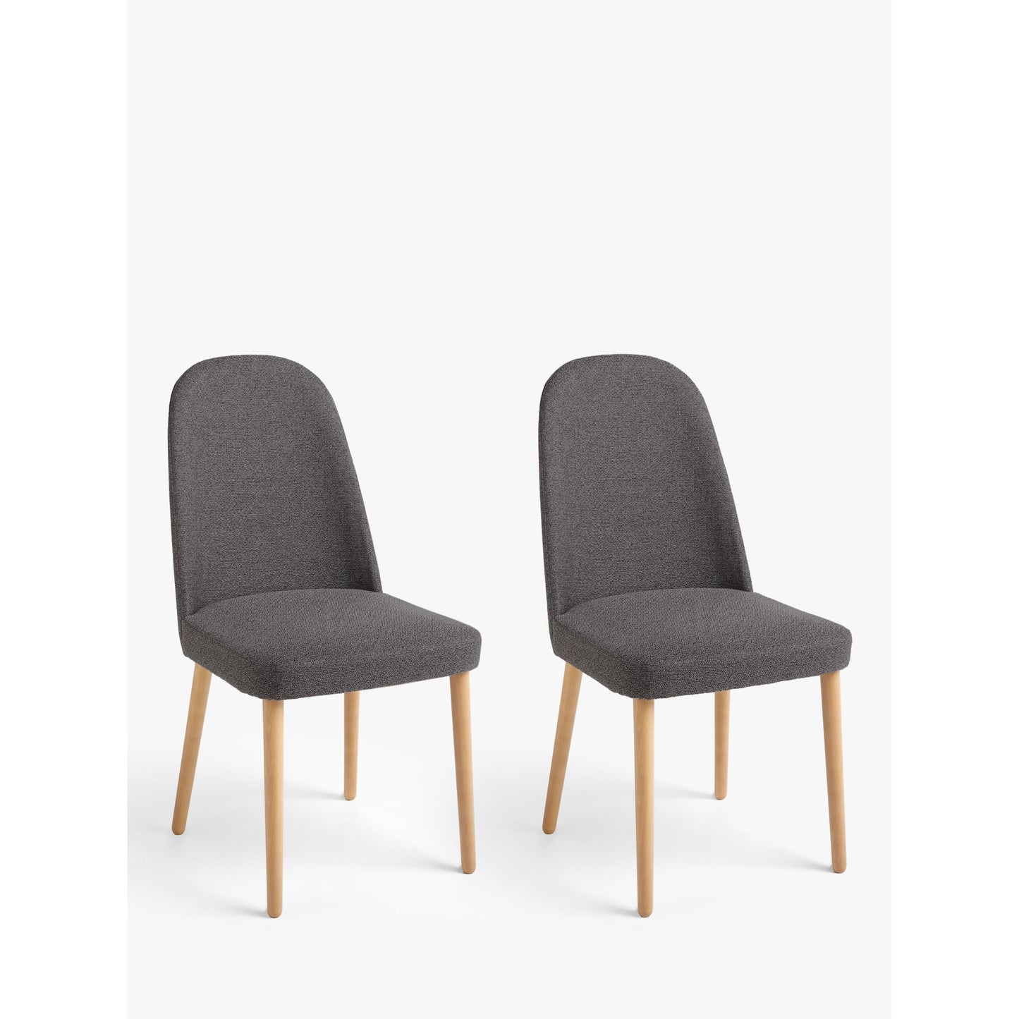 John Lewis Seek Dining Chairs, Set of 2 Grey Kitchen