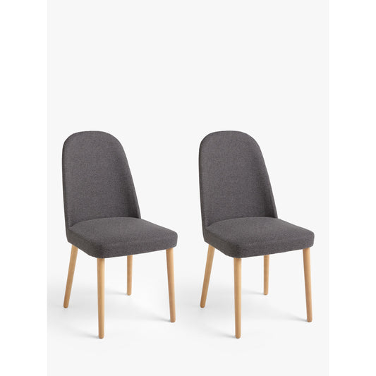 John Lewis Seek Dining Chairs, Set of 2 Grey Kitchen