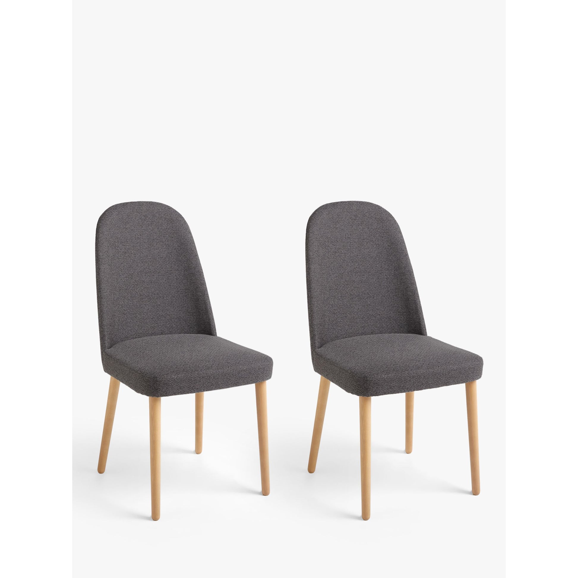John Lewis Seek Dining Chairs, Set of 2 Grey Kitchen Set