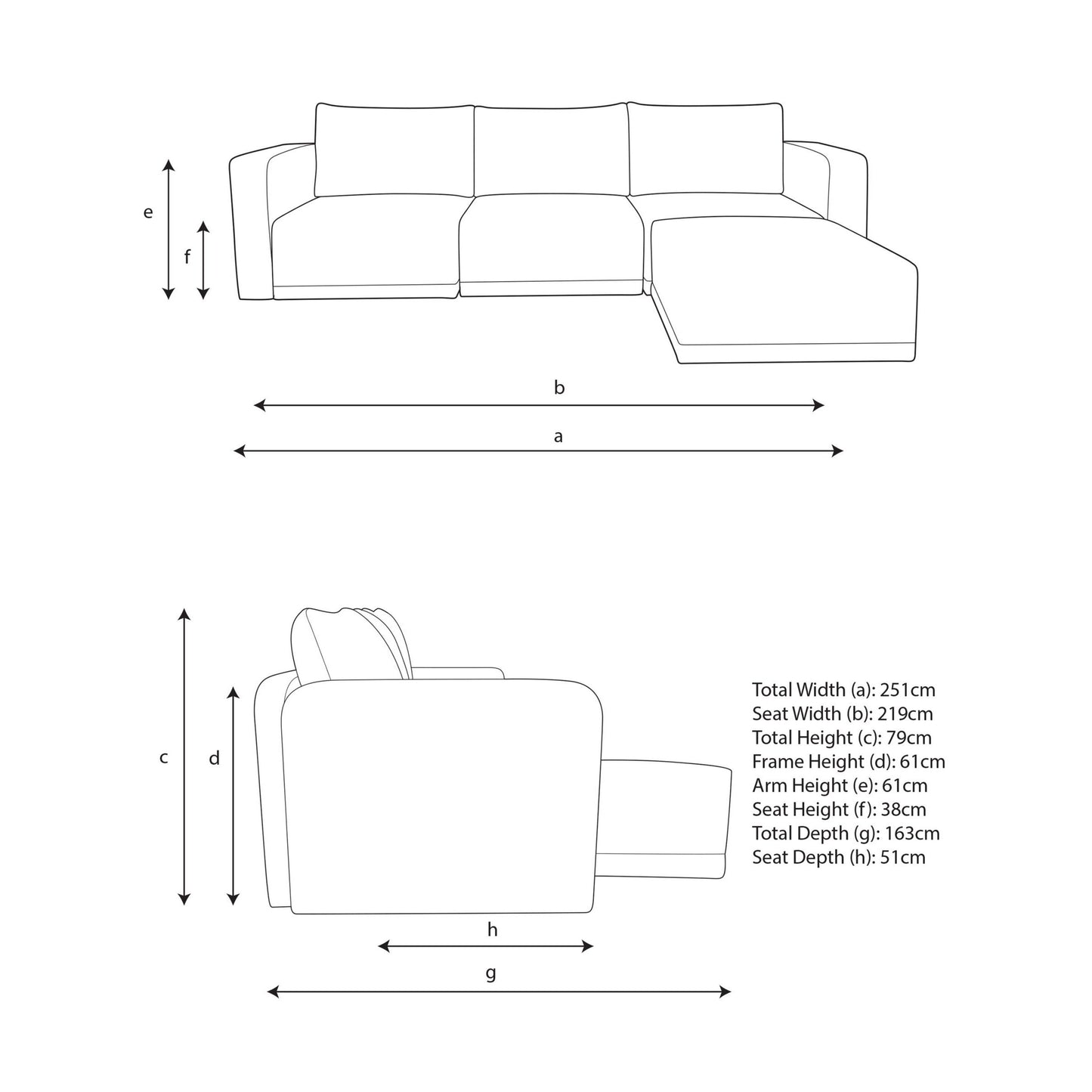 John Lewis Bundle Bold Arm 4 Seater Chaise End Sofa In Easy Clean Grey