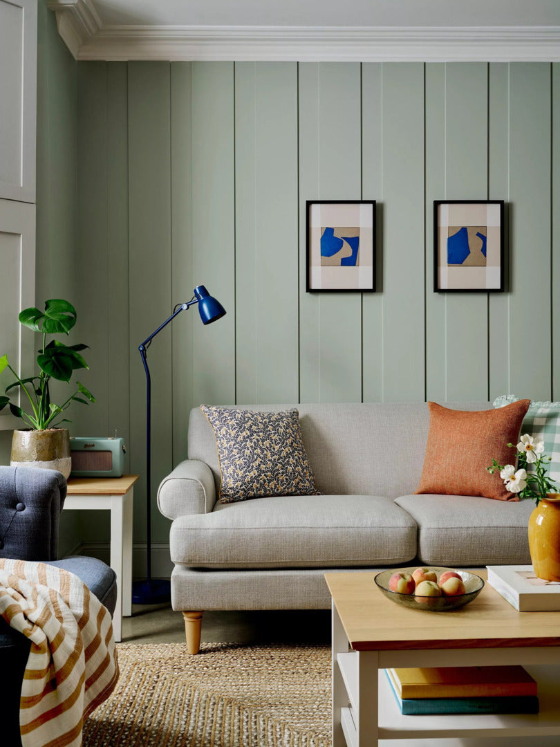 John Lewis ANYDAY Scroll II Medium 2 Seater Sofa, Light Leg Grey