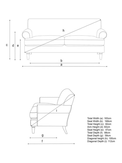 John Lewis ANYDAY Scroll II Medium 2 Seater Sofa, Light Leg Grey