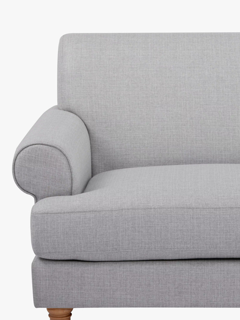 John Lewis ANYDAY Scroll II Medium 2 Seater Sofa, Light Leg Grey