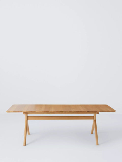 John Lewis Poise 6-10 Seater John Lewis Poise 6-10 Seater Extending Dining Table, Oak