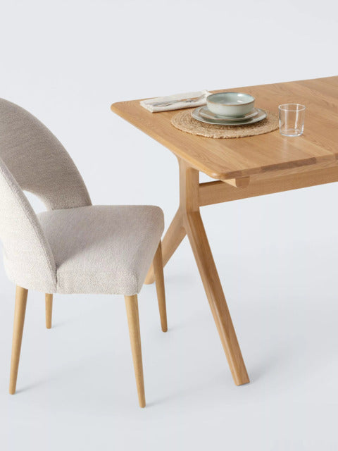 John Lewis Poise 6-10 Seater John Lewis Poise 6-10 Seater Extending Dining Table, Oak