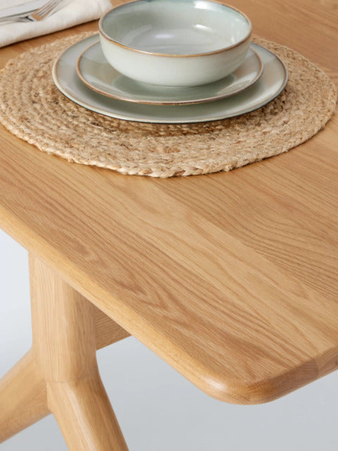 John Lewis Poise 6-10 Seater John Lewis Poise 6-10 Seater Extending Dining Table, Oak